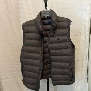 Ralph Lauren Men’s L grey down vest